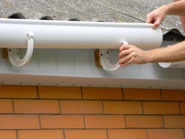 Half Round Gutter Installation in Taylor