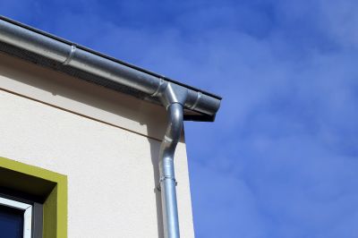 Galvanized Gutter Installation detail