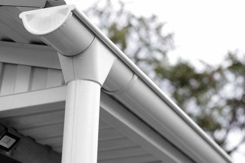 Gutter system with splash block